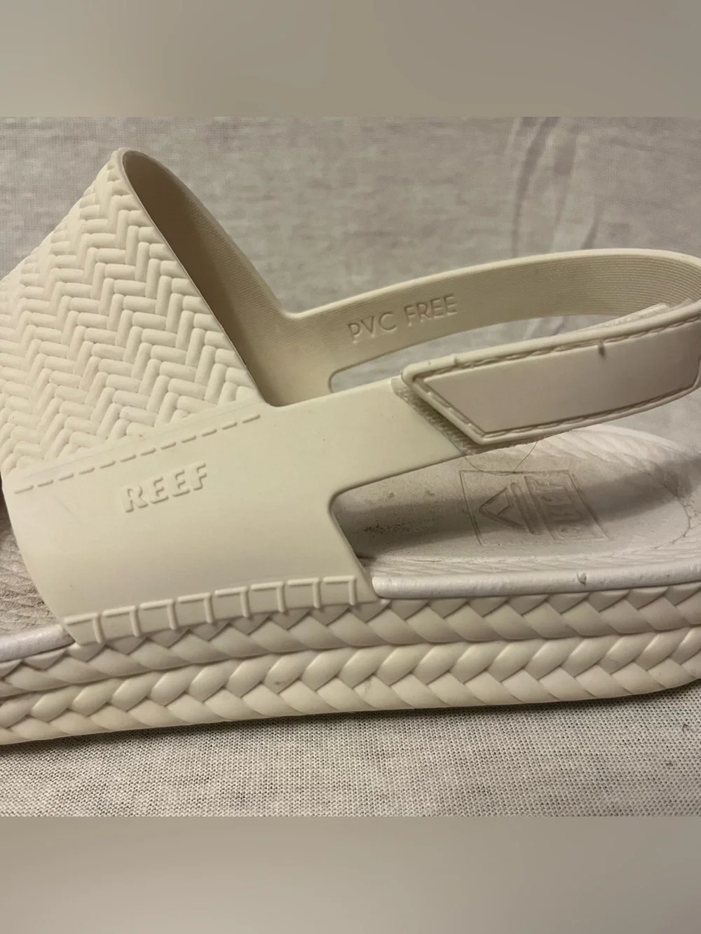 Reef Water Vista Cream Slingback Comfort Sandals